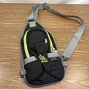 AONIJIE Crossbody Hiking Bag Packs for Running and Sports Black